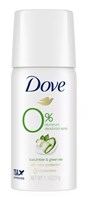 Dove Deodorant 1.1oz Cucumber+ Green Tea 0% Aluminum (12 Pieces) (30336)<br><br><br>Case Pack Info: 3 Units