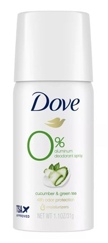 Dove Deodorant 1.1oz Cucumber+ Green Tea 0% Aluminum (12 Pieces) (30336)<br><br><br>Case Pack Info: 3 Units