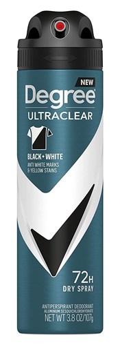 Degree Deodorant 3.8oz Dry Spray Ultraclear (30353)<br><br><br>Case Pack Info: 12 Units