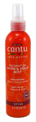 Cantu Shea Butter Coconut Oil Shine And Hold Mist Spray 8oz (30711)<br><br><br>Case Pack Info: 12 Units