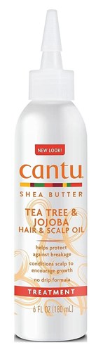 Cantu Shea Butter Tea Tree & Jojoba Hair & Scalp Oil 6oz (30729)<br><br><br>Case Pack Info: 12 Units