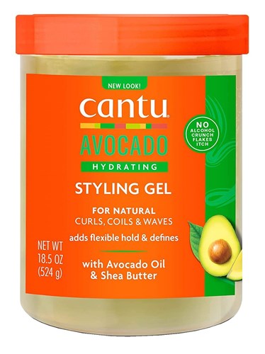 Cantu Avocado Hydrating Styling Gel 18.5oz Jar (30770)<br><br><br>Case Pack Info: 12 Units