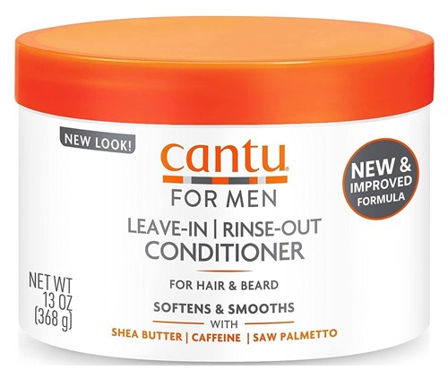 Cantu Mens Leave-In / Rinse-Out Conditioner 13oz Jar (30798)<br><br><br>Case Pack Info: 12 Units
