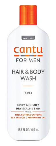 Cantu Mens 2-In-1 Hair & Body Wash 13.5oz (30799)<br><br><br>Case Pack Info: 12 Units