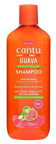 Cantu Guava Shampoo Scalp Relief 13.5oz (30966)<br><br><br>Case Pack Info: 12 Units