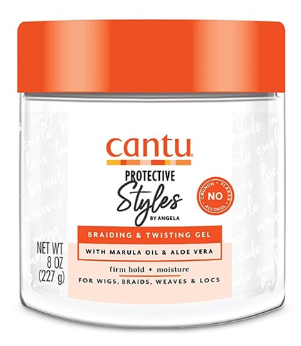 Cantu Protective Styles Gel Braiding And Twisting 8oz Jar (30982)<br><br><br>Case Pack Info: 12 Units