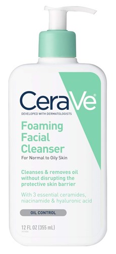 Cerave Foaming Facial Cleanser Oil Control 12oz Pump (31221)<br><br><br>Case Pack Info: 12 Units