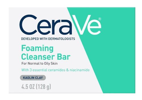 Cerave Soap Bar Foaming Cleanser 4.5oz (31224)<br><br><br>Case Pack Info: 12 Units