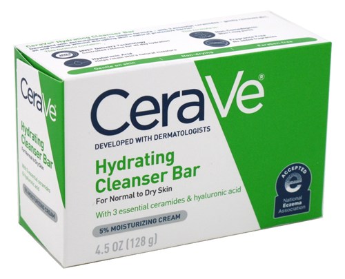 Cerave Hydrating Cleanser Bar 4.5oz (31239)<br><br><br>Case Pack Info: 12 Units