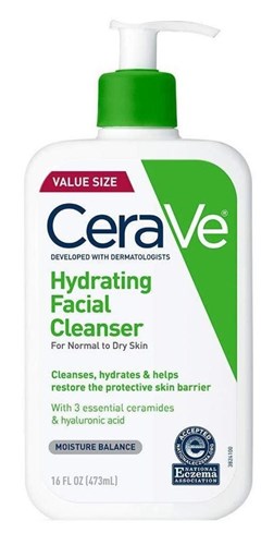 Cerave Hydrating Facial Cleanser 16oz Pump Value Size (31248)<br><br><br>Case Pack Info: 12 Units