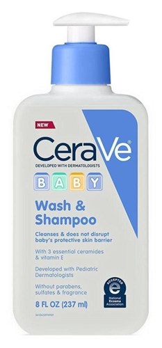 Cerave Baby Wash & Shampoo 8oz Pump (31259)<br><br><br>Case Pack Info: 12 Units