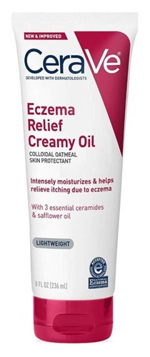 Cerave Eczema Relief Creamy Oil 8oz (31271)<br><br><br>Case Pack Info: 24 Units