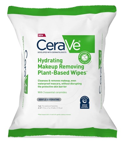 Cerave Hydrating Makeup Removing Wipes 25 Count (31277)<br><br><br>Case Pack Info: 12 Units