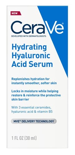 Cerave Hydrating Hyaluronic Acid Serum 1oz (31315)<br><br><br>Case Pack Info: 24 Units