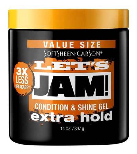 Lets Jam Condition & Shine Gel Extra Hold 14oz Jar (31500)<br><br><br>Case Pack Info: 6 Units