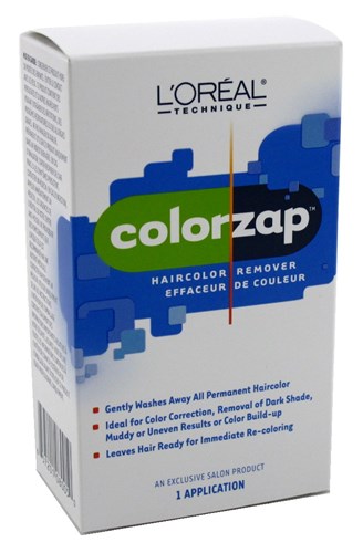 Loreal Color Zap Haircolor Remover 1-Application (31961)<br> <span style="color:#FF0101">(ON SPECIAL 15% OFF)</span style><br><span style="color:#FF0101"><b>6 or More=Special Unit Price $5.56</b></span style><br>Case Pack Info: 12 Units