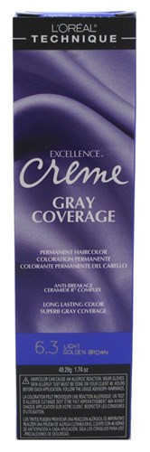 Loreal Excel Creme Color #6.3 Light Golden Brown 1.74oz (31995)<br> <span style="color:#FF0101">(ON SPECIAL 15% OFF)</span style><br><span style="color:#FF0101"><b>6 or More=Special Unit Price $3.29</b></span style><br>Case Pack Info: 72 Units