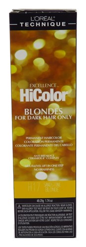 Loreal Excel Hicolor H17 Tube Sand Stone Blonde 1.74oz (32018)<br> <span style="color:#FF0101">(ON SPECIAL 15% OFF)</span style><br><span style="color:#FF0101"><b>6 or More=Special Unit Price $3.39</b></span style><br>Case Pack Info: 72 Units