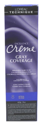 Loreal Excel Creme Color #8 Medium Blonde 1.74oz (32025)<br> <span style="color:#FF0101">(ON SPECIAL 15% OFF)</span style><br><span style="color:#FF0101"><b>6 or More=Special Unit Price $3.29</b></span style><br>Case Pack Info: 72 Units