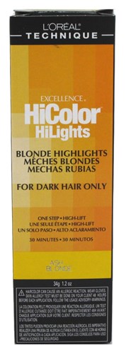 Loreal Excel Hicolor Hilights Ash Blonde 1.2oz (32026)<br> <span style="color:#FF0101">(ON SPECIAL 15% OFF)</span style><br><span style="color:#FF0101"><b>6 or More=Special Unit Price $3.39</b></span style><br>Case Pack Info: 72 Units