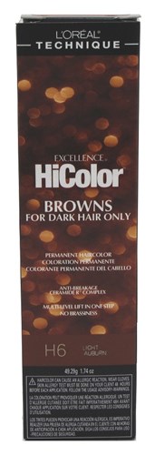 Loreal Excel Hicolor H06 Tube Light Auburn 1.74oz (32180)<br><span style="color:#FF0101">(ON SPECIAL 15% OFF)</span style><br><span style="color:#FF0101"><b>6 or More=Special Unit Price $3.26</b></span style><br>Case Pack Info: 72 Units