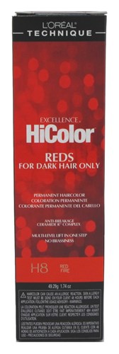 Loreal Excel Hicolor H08 Tube Red Fire 1.74oz (32185)<br> <span style="color:#FF0101">(ON SPECIAL 15% OFF)</span style><br><span style="color:#FF0101"><b>6 or More=Special Unit Price $3.39</b></span style><br>Case Pack Info: 72 Units
