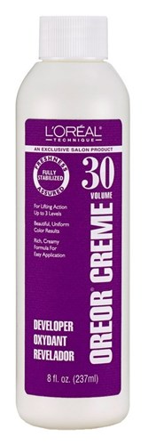 Loreal Oreor Creme 30 Volume Developer 8oz (32495)<br> <span style="color:#FF0101">(ON SPECIAL 15% OFF)</span style><br><span style="color:#FF0101"><b>6 or More=Special Unit Price $1.71</b></span style><br>Case Pack Info: 12 Units