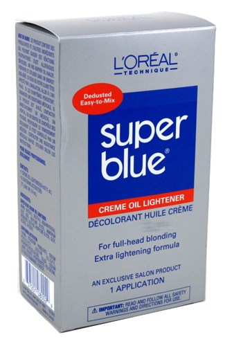 Loreal Super Blue Creme Oil Lightener 1 Application (32860)<br><span style="color:#FF0101">(ON SPECIAL 15% OFF)</span style><br><span style="color:#FF0101"><b>6 or More=Special Unit Price $3.18</b></span style><br>Case Pack Info: 12 Units