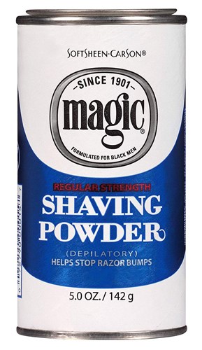 Magic Shaving Powder Blue 5oz Regular Strength (33730)<br><br><br>Case Pack Info: 6 Units