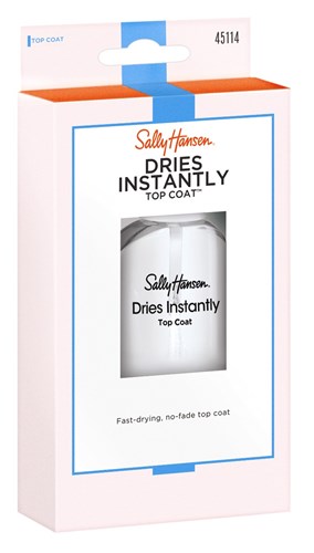 Sally Hansen Dries Instantly Top Coat 0.45oz (33921)<br><br><span style="color:#FF0101"><b>12 or More=Unit Price $3.55</b></span style><br>Case Pack Info: 48 Units