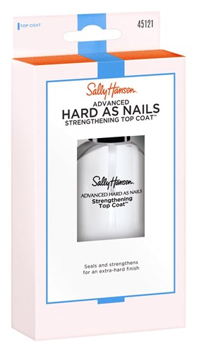 Sally Hansen Advanced Hard As Nails Strength Top Coat 0.45oz (33924)<br><br><span style="color:#FF0101"><b>12 or More=Unit Price $2.94</b></span style><br>Case Pack Info: 48 Units