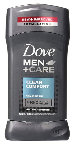 Dove Deodorant 2.7oz Mens Clean Comfort Anti-Perspirant (34063)<br><br><br>Case Pack Info: 12 Units