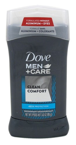 Dove Deodorant 3oz Mens Clean Comfort 1/4 Moisturizer (34065)<br><br><br>Case Pack Info: 12 Units