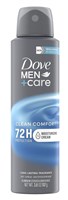 Dove Deodorant 3.8oz Mens Dry Spray Clean Comfort (34101)<br><br><br>Case Pack Info: 12 Units