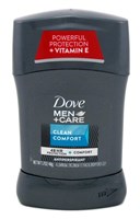 Dove Deodorant 1.7oz Mens Clean Comfort Anti-Perspirant (34131)<br><br><br>Case Pack Info: 12 Units