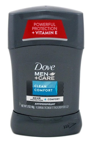 Dove Deodorant 1.7oz Mens Clean Comfort Anti-Perspirant (34131)<br><br><br>Case Pack Info: 12 Units