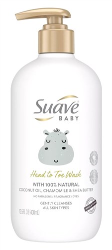 Suave Baby Head To Toe Wash 13.5oz (34605)<br><br><br>Case Pack Info: 4 Units