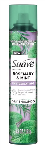 Suave Dry Shampoo Rosemary & Mint Invigorating 4.3oz (34644)<br><br><br>Case Pack Info: 12 Units