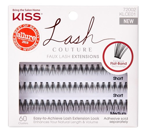 Kiss Lash Couture Faux Lash Extensions Short/Medium (35395)<br><br><span style="color:#FF0101"><b>12 or More=Unit Price $5.19</b></span style><br>Case Pack Info: 36 Units