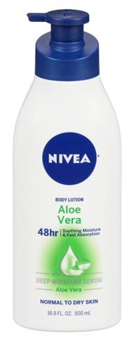 Nivea Lotion Aloe Vera 48 Hr 16.9oz Pump (36401)<br><br><br>Case Pack Info: 12 Units