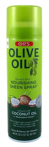 Ors Olive Oil Sheen Nourishing Spray With Coconut Oil 11.7oz (37535)<br> <span style="color:#FF0101">(ON SPECIAL 7% OFF)</span style><br><span style="color:#FF0101"><b>12 or More=Special Unit Price $4.05</b></span style><br>Case Pack Info: 12 Units