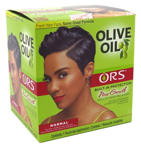 Ors Olive Oil No-Lye Relaxer New Growth Kit Normal (37596)<br><br><br>Case Pack Info: 6 Units