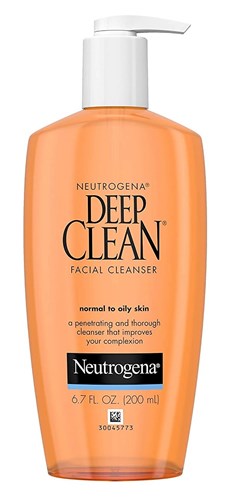 Neutrogena Deep Clean Facial Cleanser Pump 6.7oz (37788)<br><br><br>Case Pack Info: 24 Units