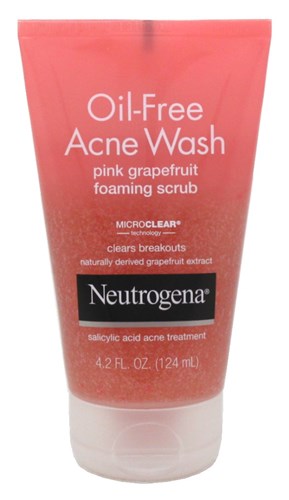 Neutrogena Acne Wash Pink Grapefruit Scrub 4.2oz (37790)<br><br><br>Case Pack Info: 12 Units