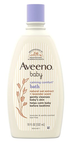 Aveeno Baby Bath Calming Comfort 18oz Oatmeal/Lavender (37797)<br><br><br>Case Pack Info: 12 Units