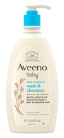 Aveeno Baby Wash & Shampoo Daily Moisture 18oz Oat Extrct (37813)<br><br><br>Case Pack Info: 12 Units