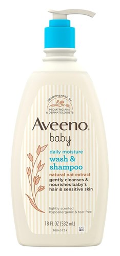 Aveeno Baby Wash And Shampoo Daily Moisture 18oz Oat Extrct (37813)<br><br><br>Case Pack Info: 12 Units