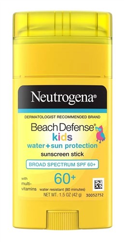 Neutrogena Beach Defense Kids Spf#60+ Sunscreen Stick 1.5oz (37870)<br><br><br>Case Pack Info: 12 Units