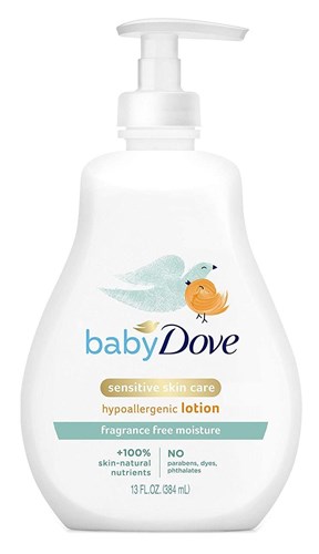 Dove Baby Lotion Sensitive Moisture 13oz Fragrance-Free (38289)<br><br><br>Case Pack Info: 4 Units