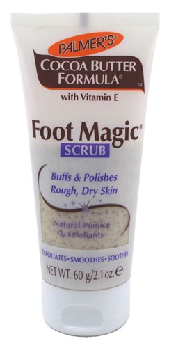 Palmers Cocoa Butter Foot Magic Scrub 2.1oz (38428)<br><br><br>Case Pack Info: 6 Units